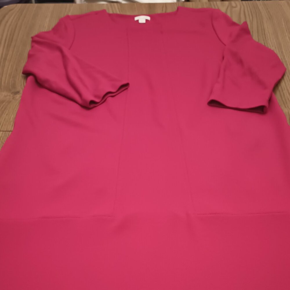 J. Jill Size XL Red Ponte Dress